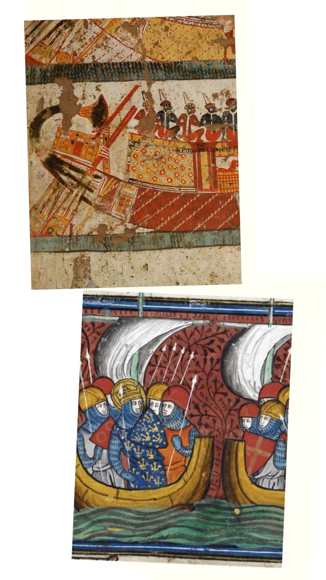 egyptians and middle age paintings